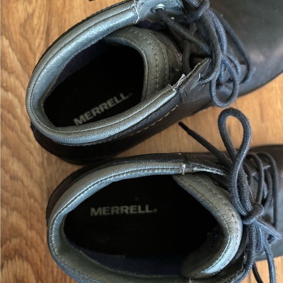 Men's Black Leather Boots by Teva - Picture 3 of 5